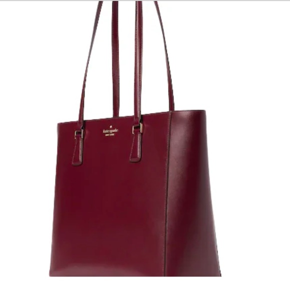 Kate Spade Burgundy Tote Bag - Picture 1 of 9